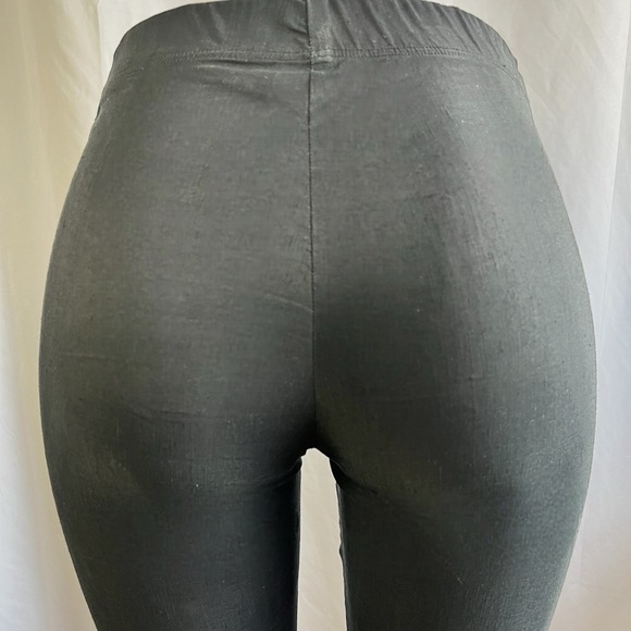 SARAH PACINI BLACK TIGHT STRETCHY PANTS PENCIL PANTS MADE  IN ITALY WOMAN SIZE 0 - Picture 6 of 12